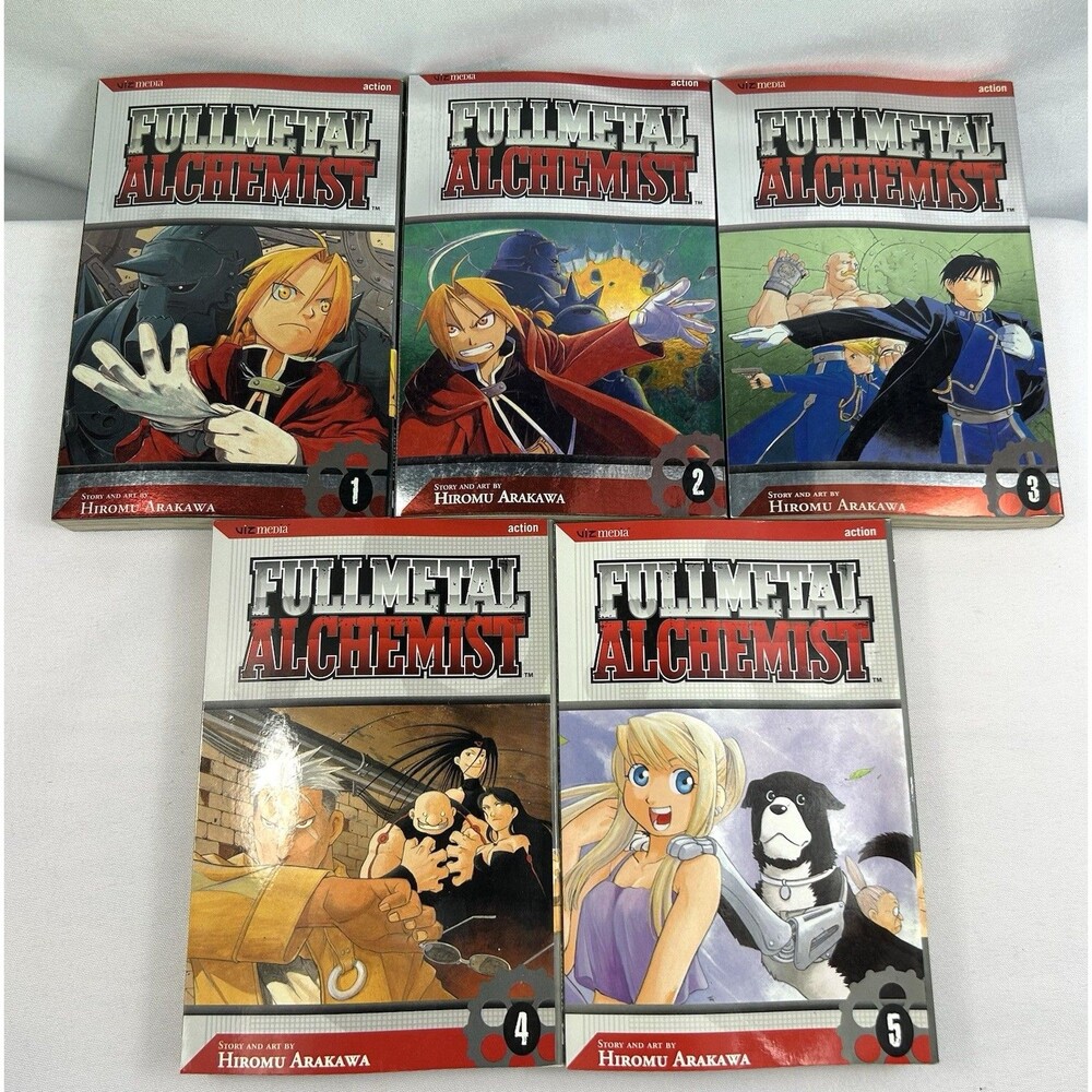 Fullmetal Alchemist Vol 1-5 Manga Hiromu Arakawa Full Metal